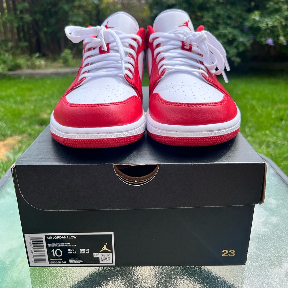 Nike Men’s Jordan Lows - Red and White
